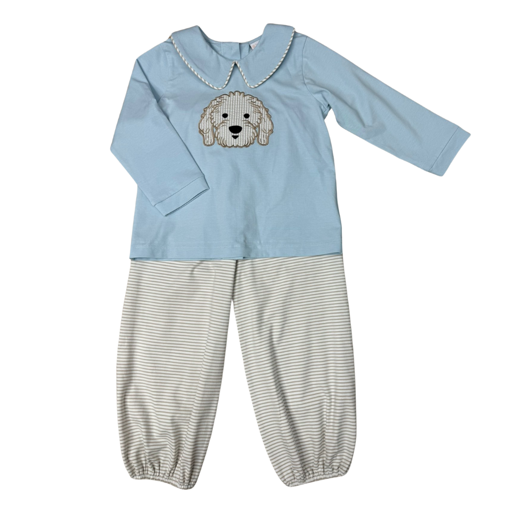 Doodle Doggy Bubble Pant Set