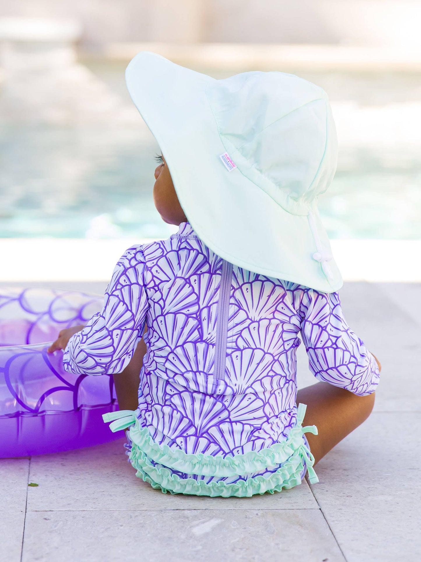 Mint Sun Protective Hat: Green