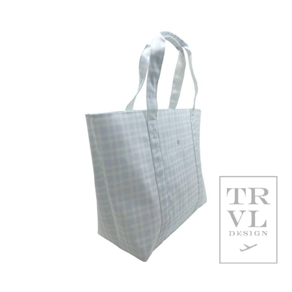 Jumbo Tote - X-large Tote Pimlico Plaid Blue *New!: Pimlico Plaid Blue