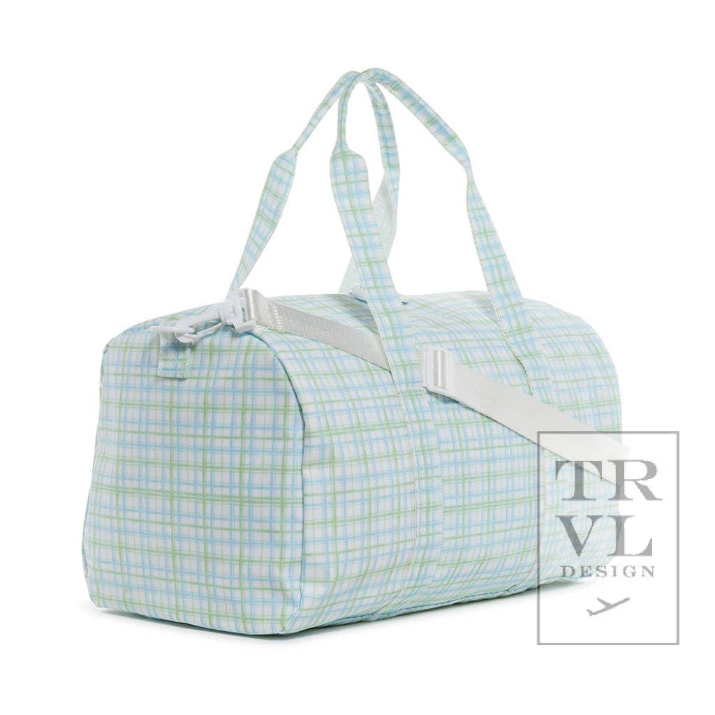 Weekender - Classic Plaid Green Duffel Bag