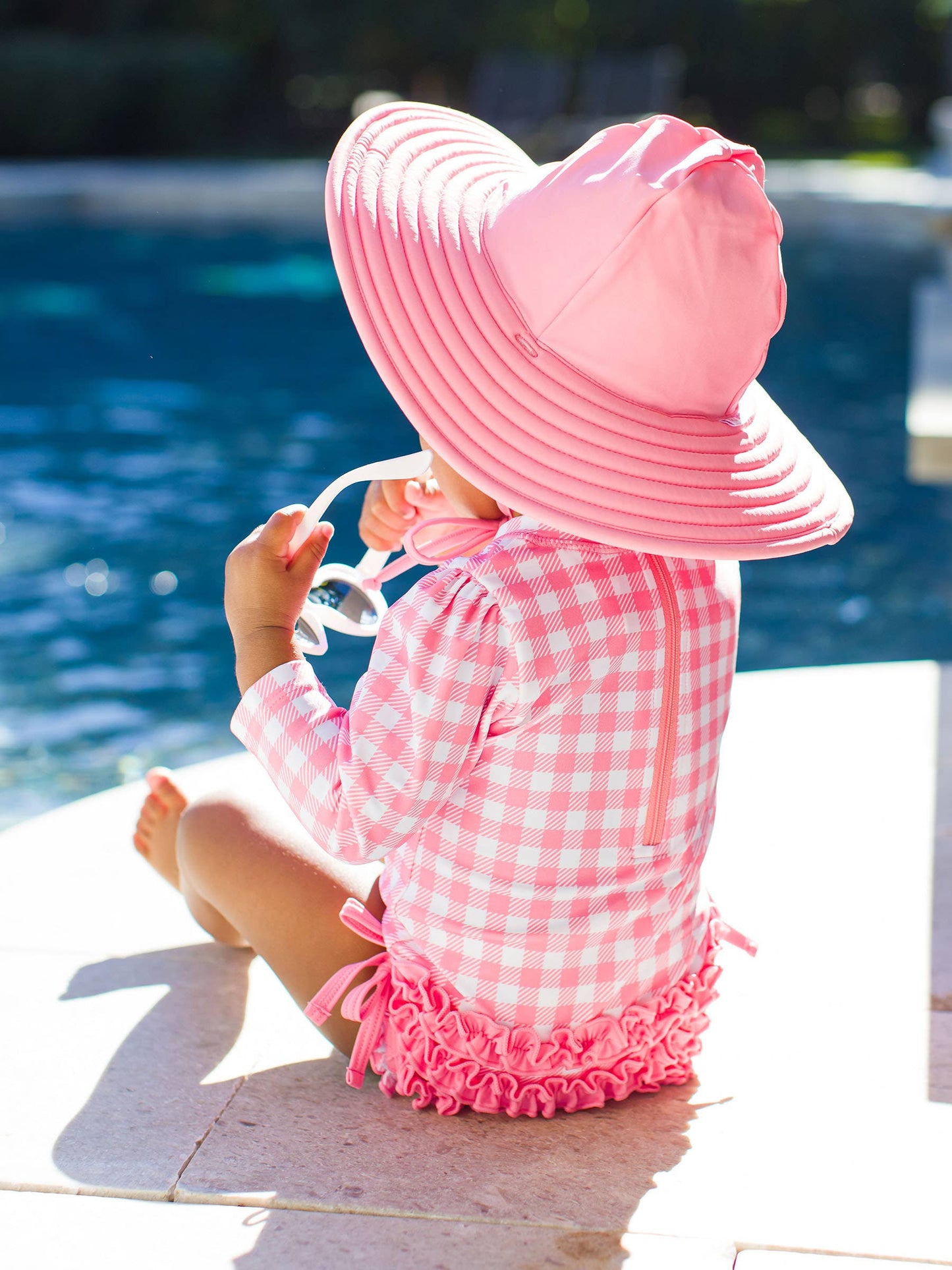 Baby Bubblegum Gingham LSL RG