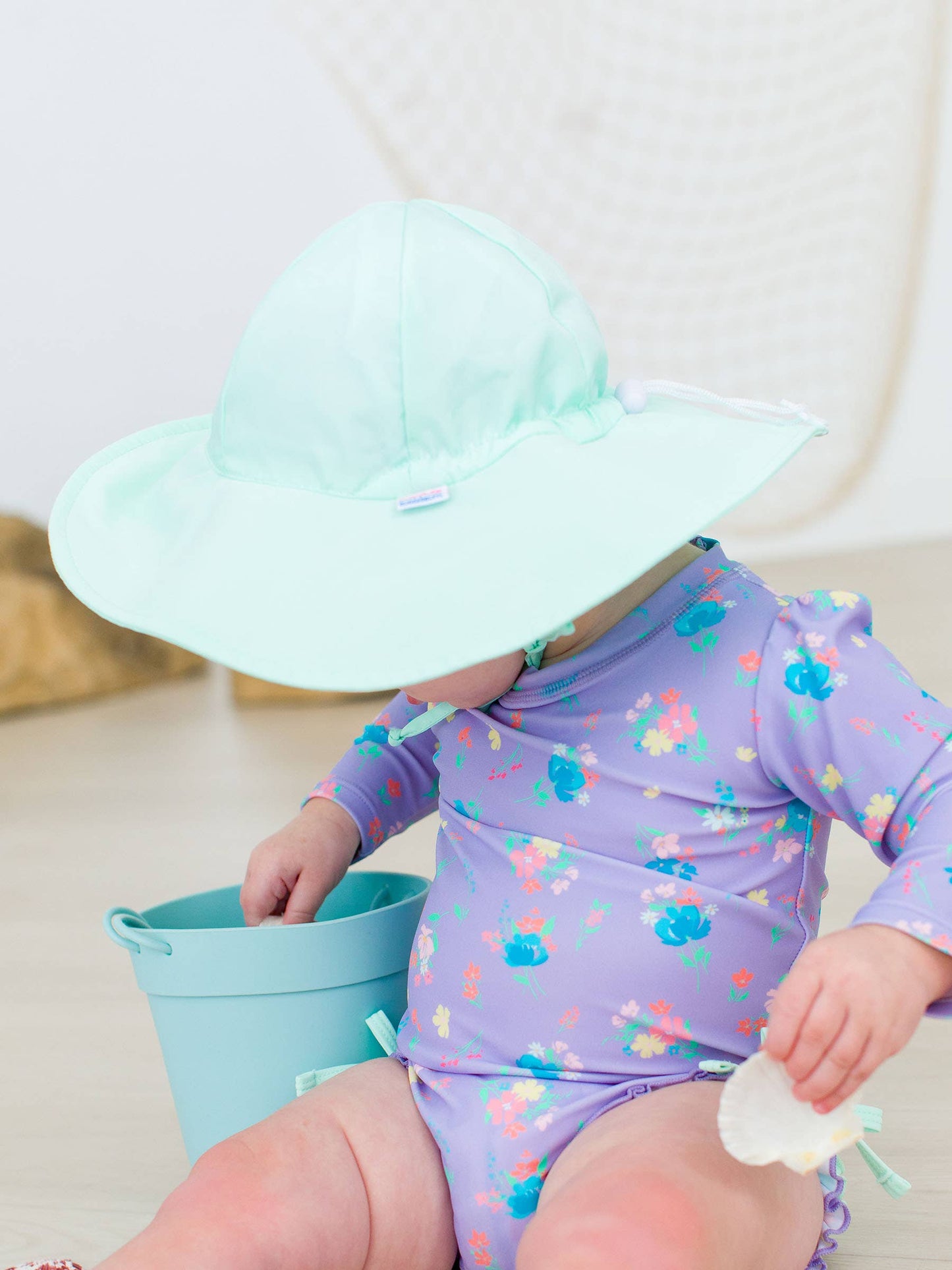 Mint Sun Protective Hat: Green