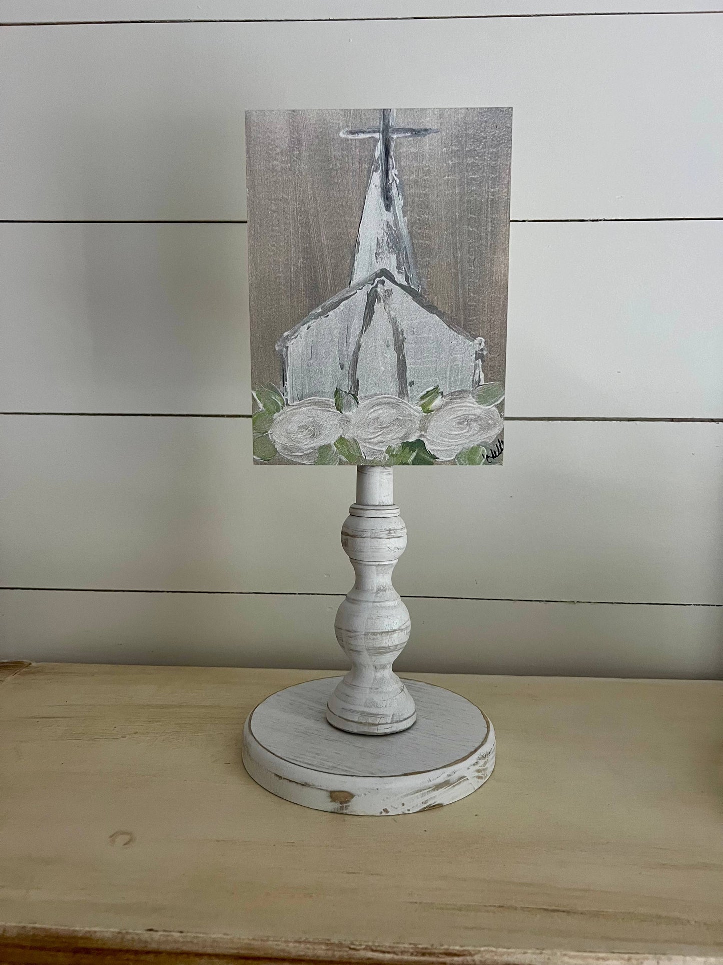 Seasonal & Everyday Toppers: Country Gray Church Topper