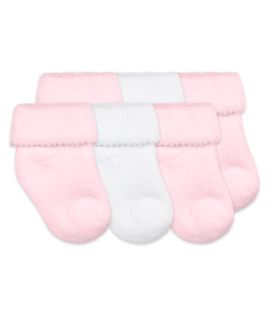 Pink Terry Turn Cuff Bootie