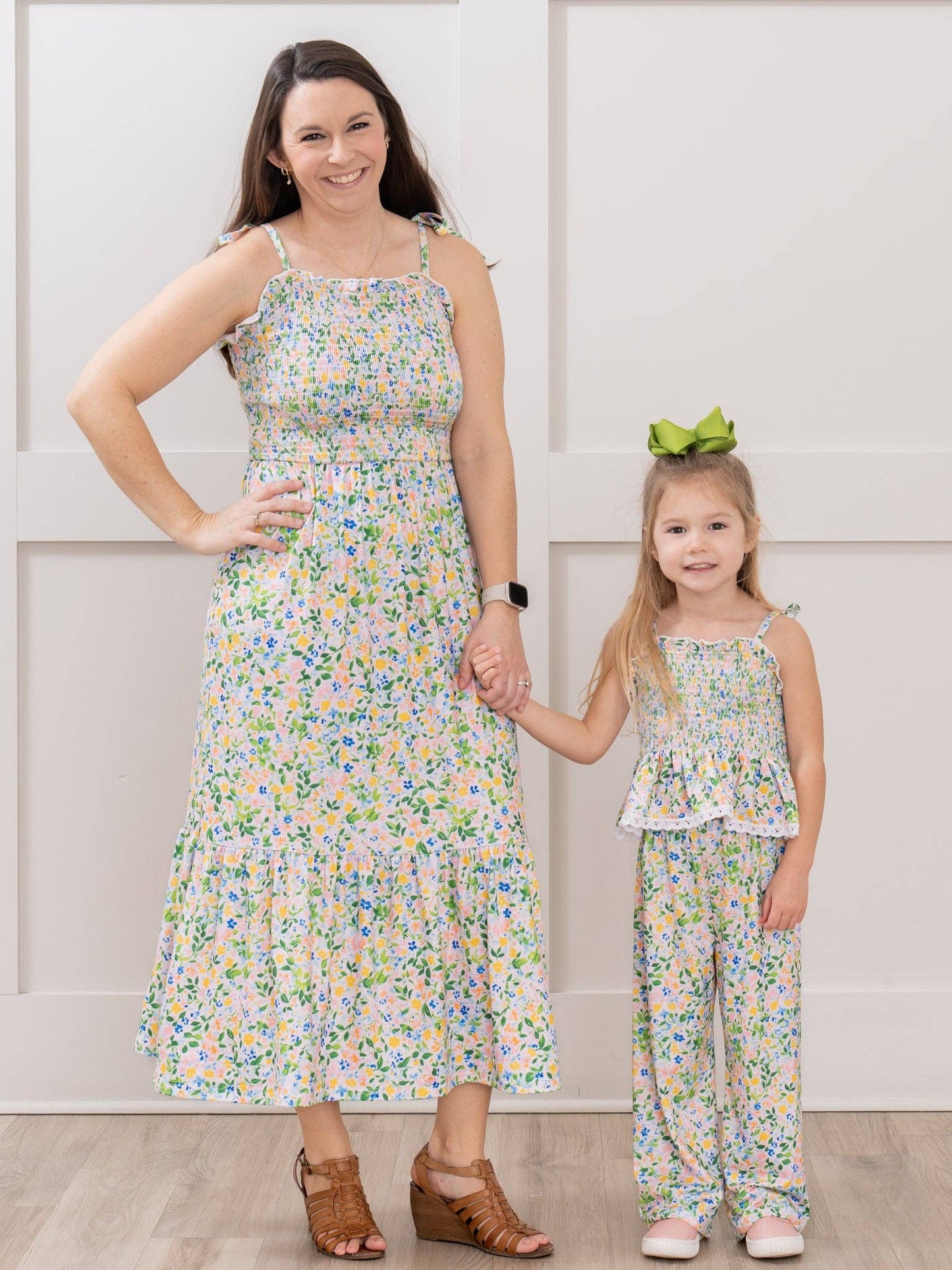 Flowerfield Smocked Ruffle Set