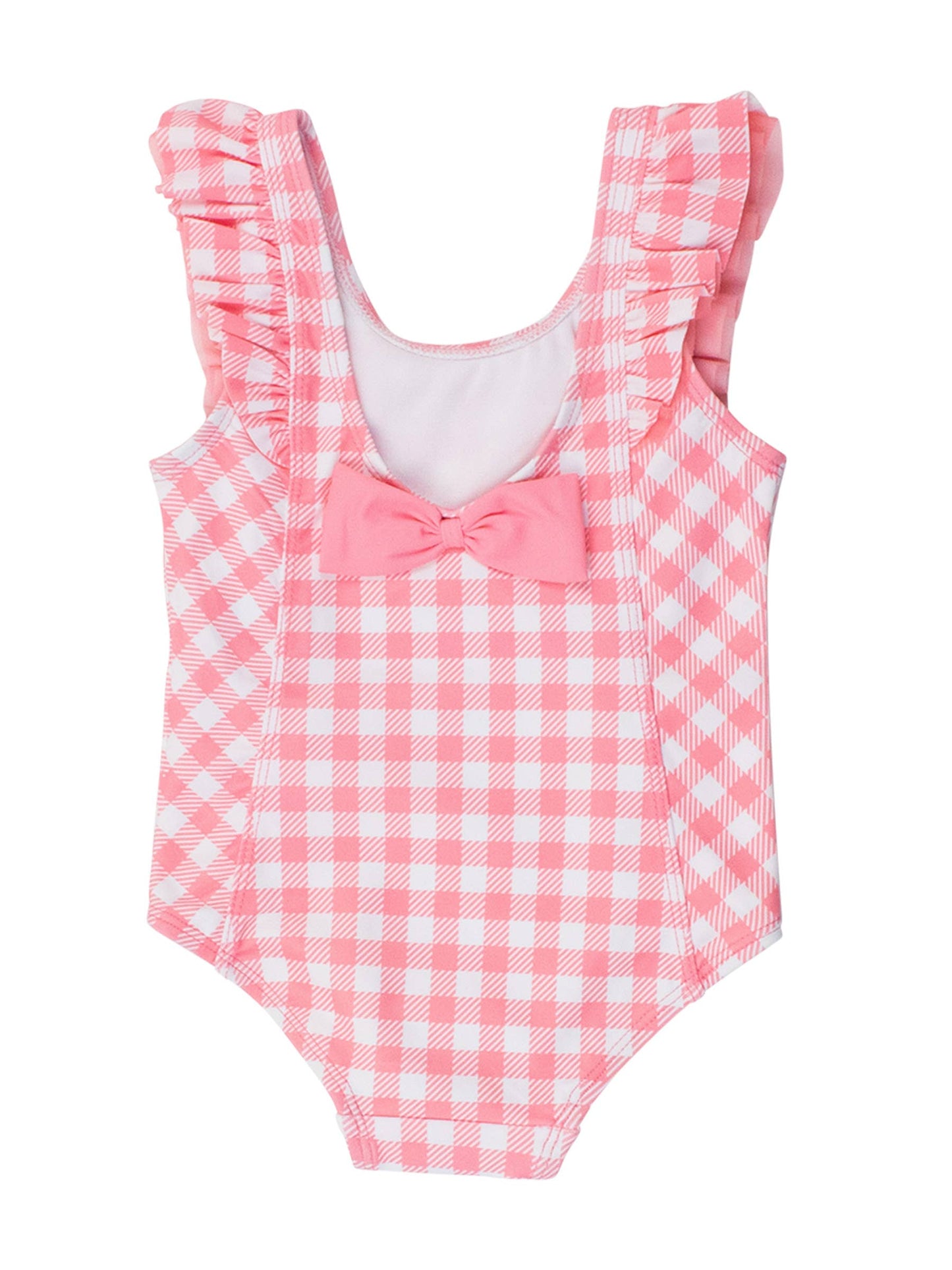 Bubblegum Gingham Waterfall One pc