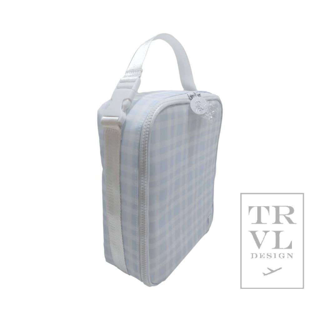 Lunch Box Insulated Lunch Bag - Pimlico Plaid Blue: Pimlico Plaid Blue