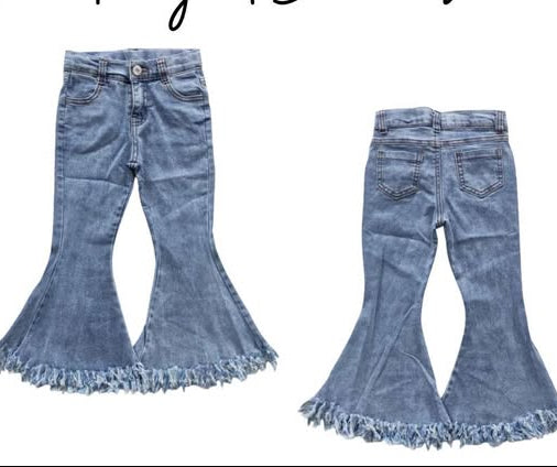Frayed Denim Jeans