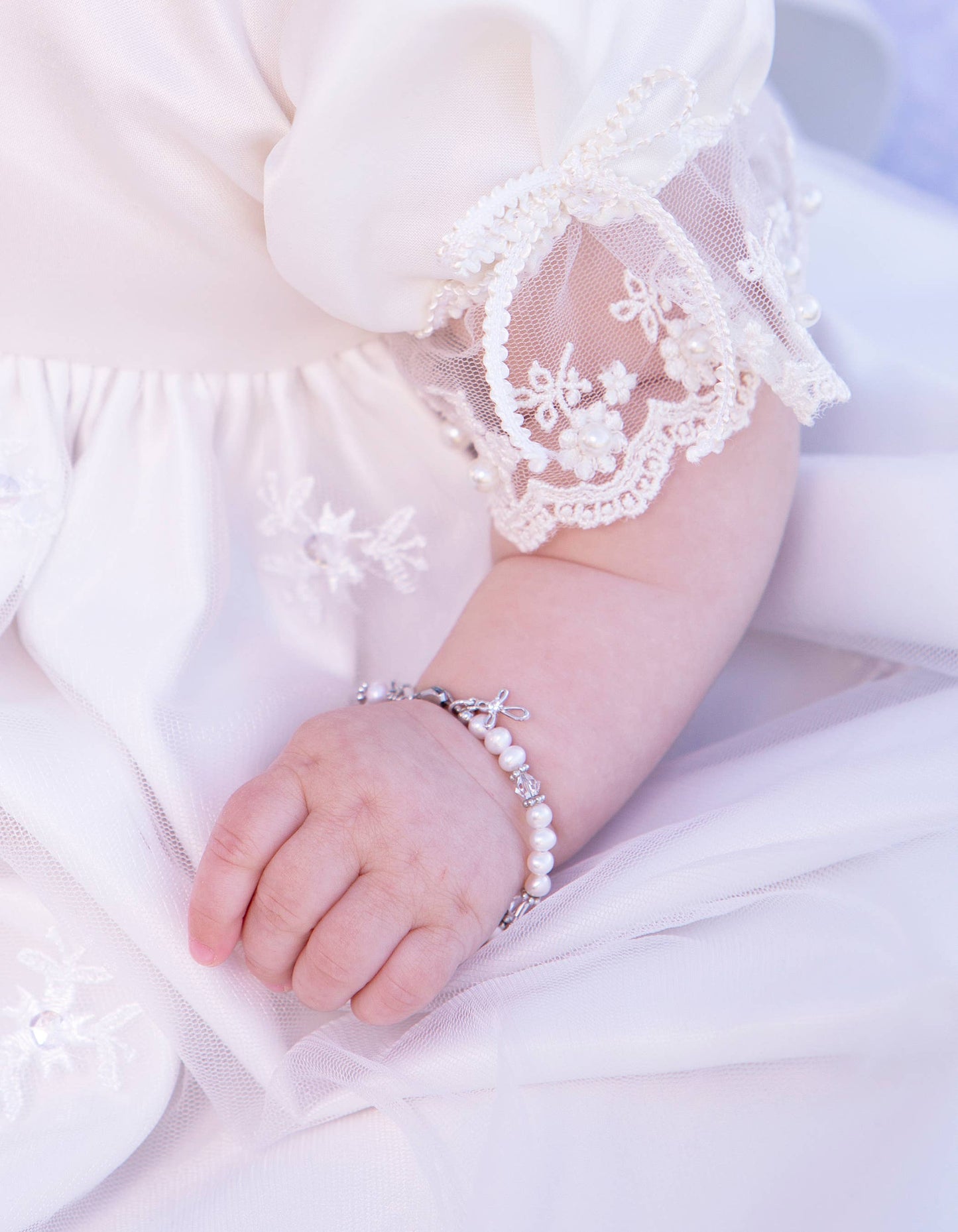 Baptism to Bride™ Baby Cross Bracelet Gift for Baby Girl