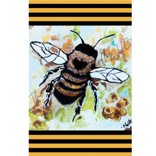 Garden Flag: Bumbles the Bee