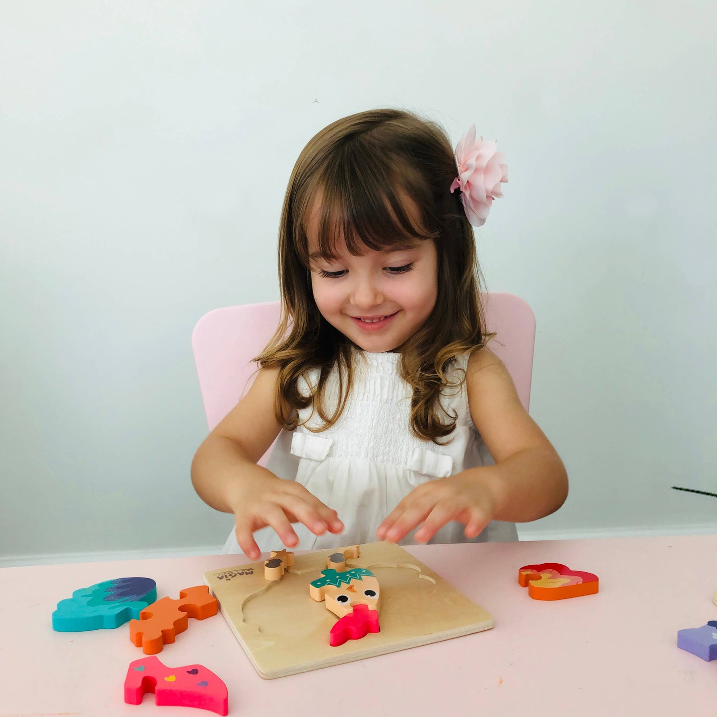 Animal wooden puzzle game - (3 puzzles in 1)