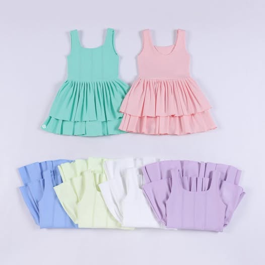 Double Ruffle Athletic Dress