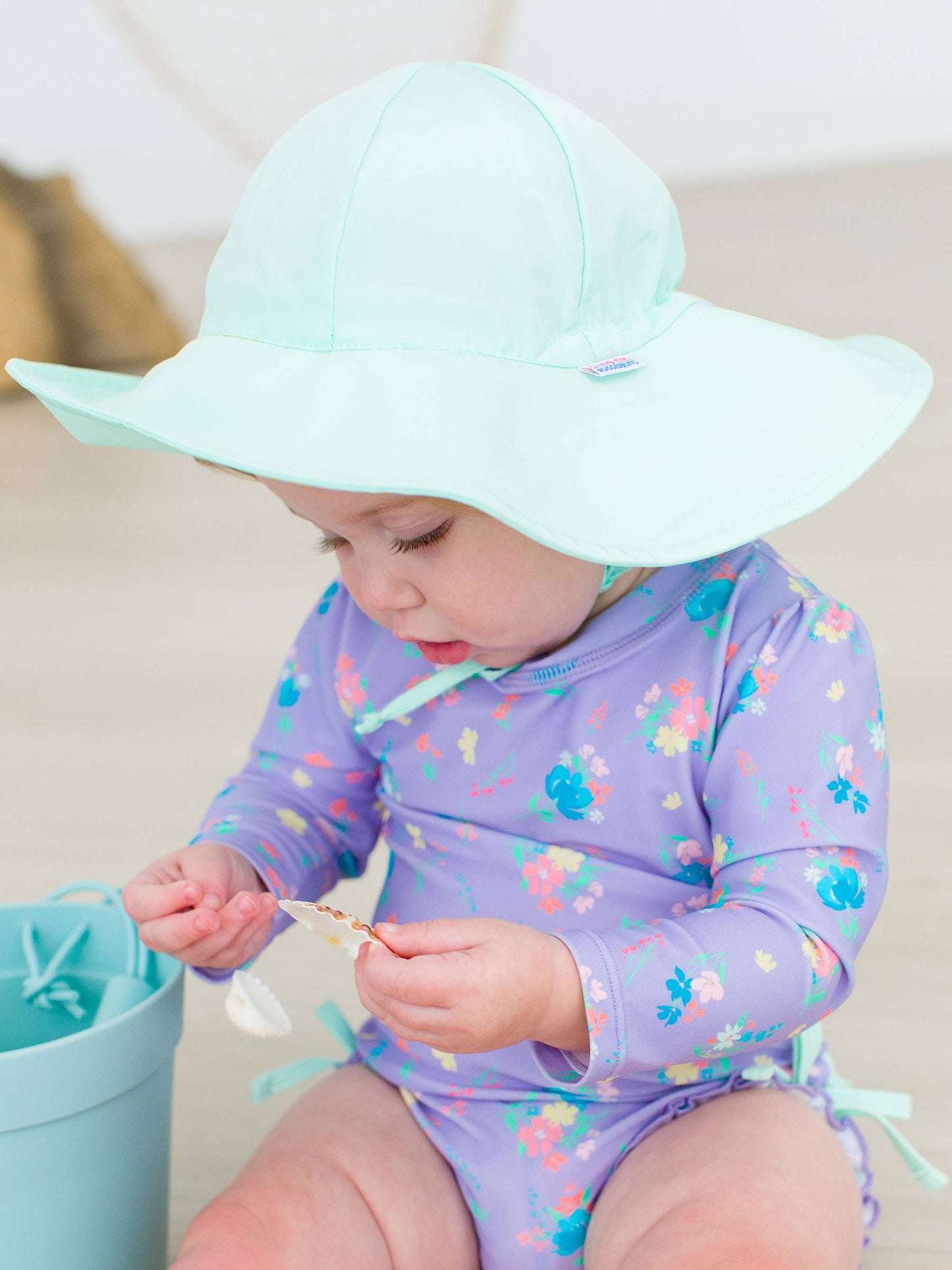 Mint Sun Protective Hat: Green