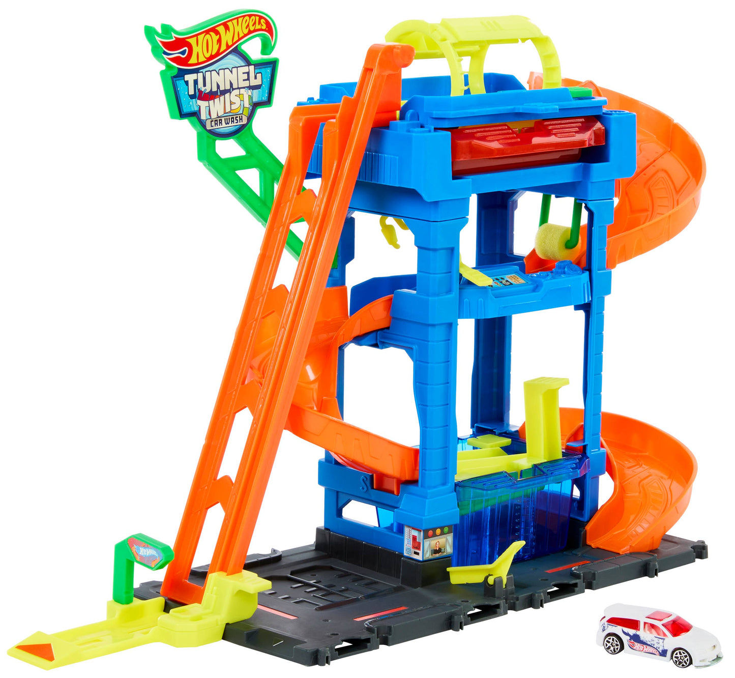 Hot Wheels City Car Wash Playset