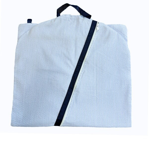 Navy & Light Blue Garment Bag