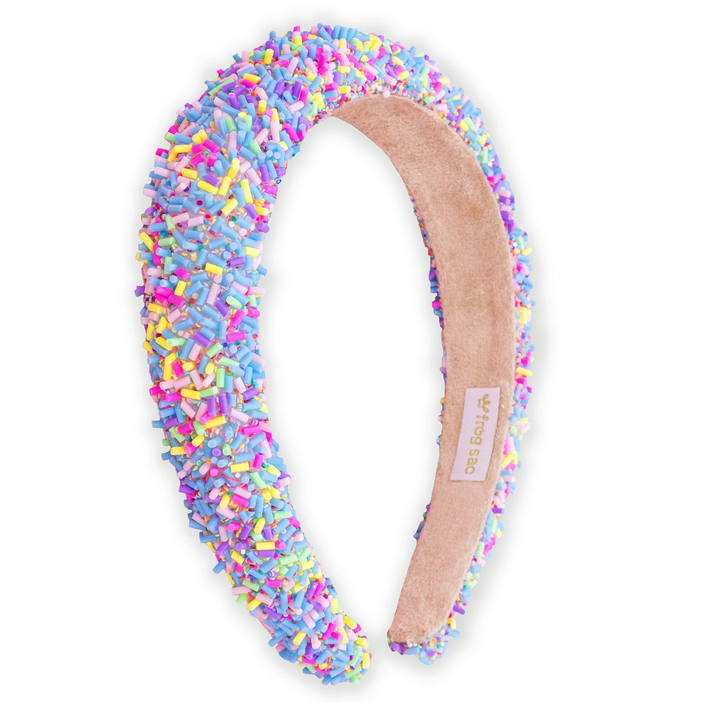 Padded Sprinkles Headband: Hot Pink