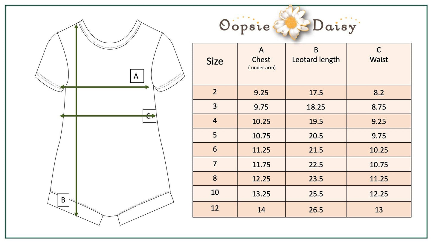 Pink & Yellow Floral Shortie Leotard