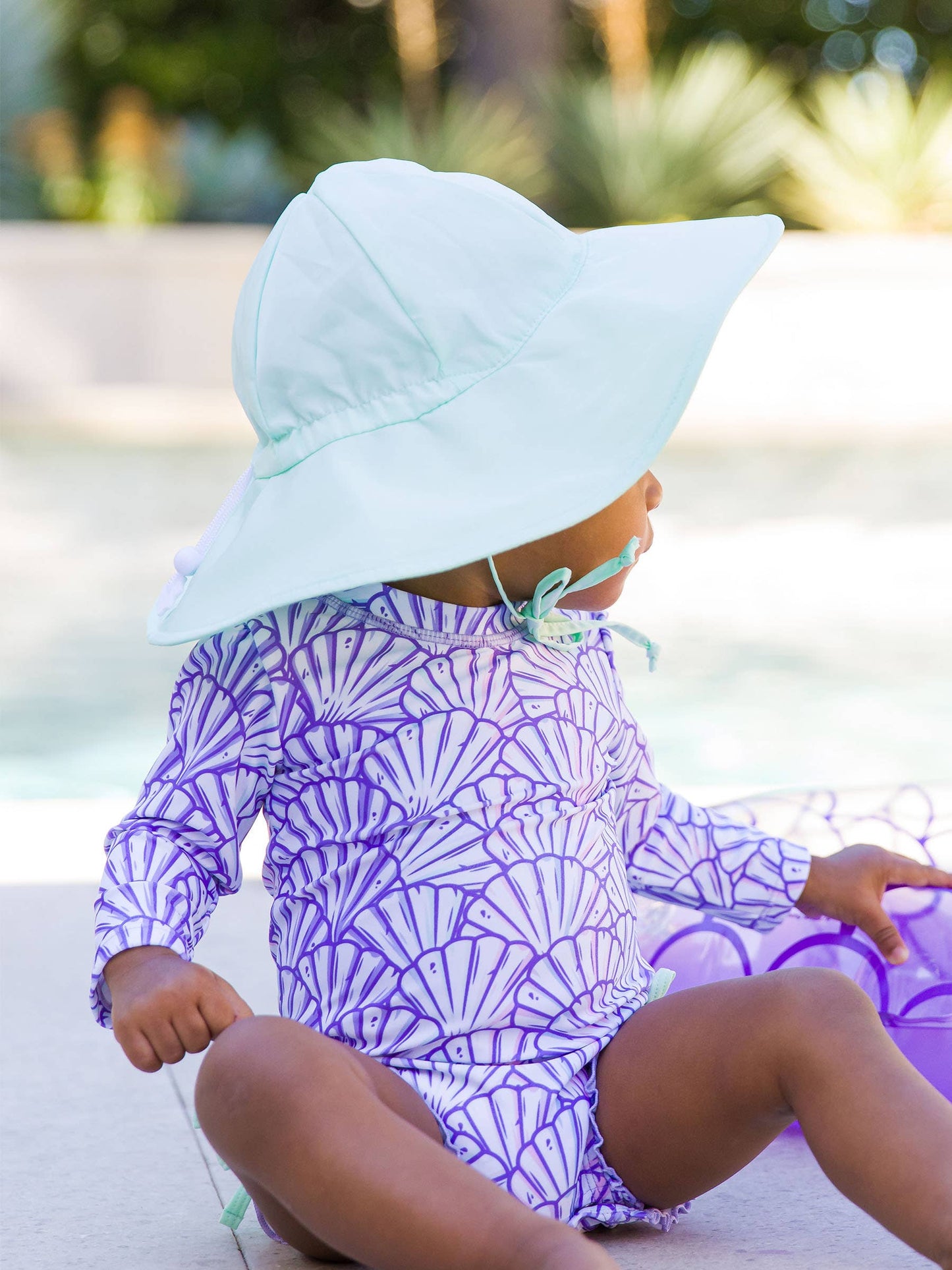 Mint Sun Protective Hat: Green