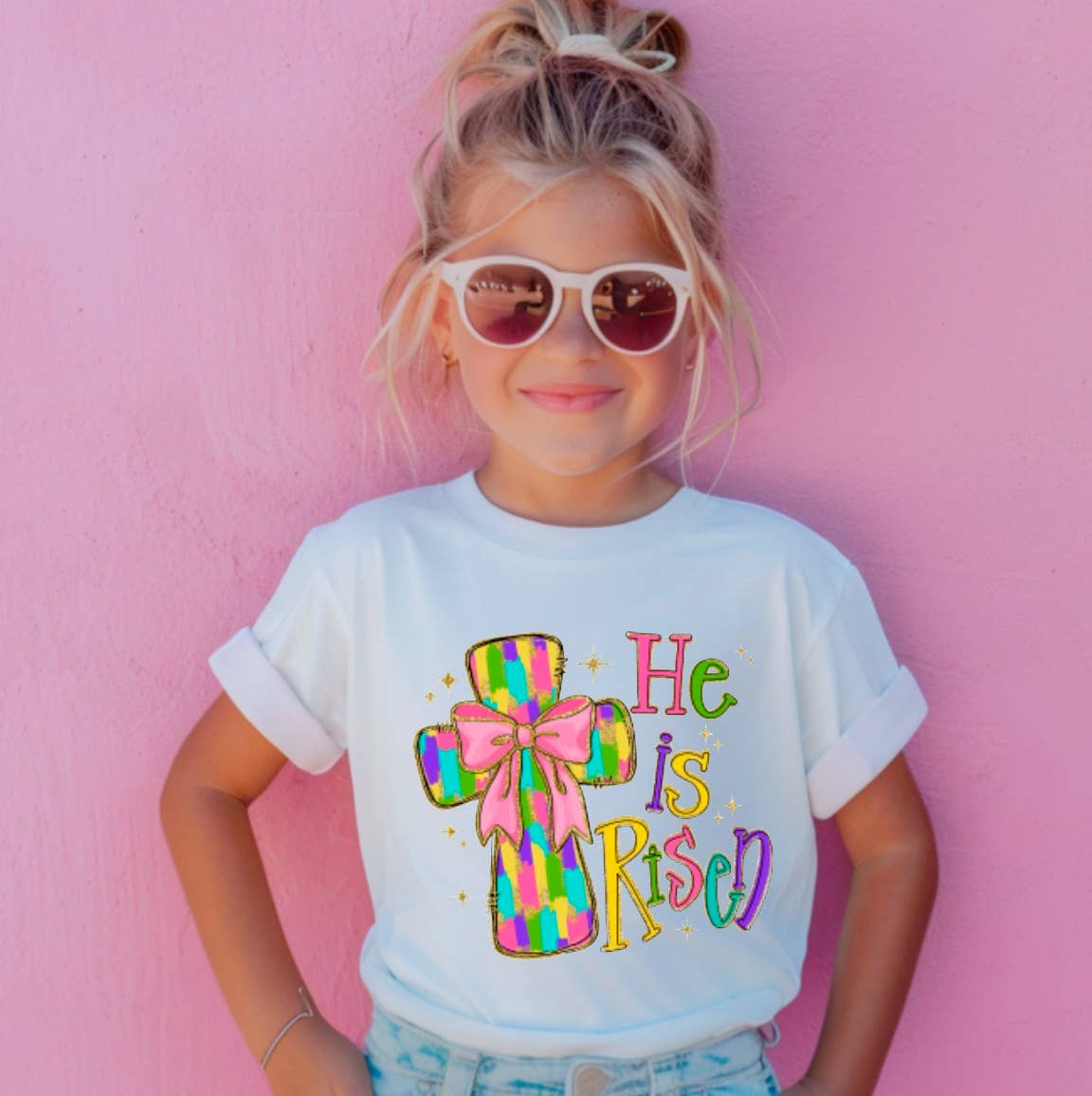 Coquette He Is Risen Tee