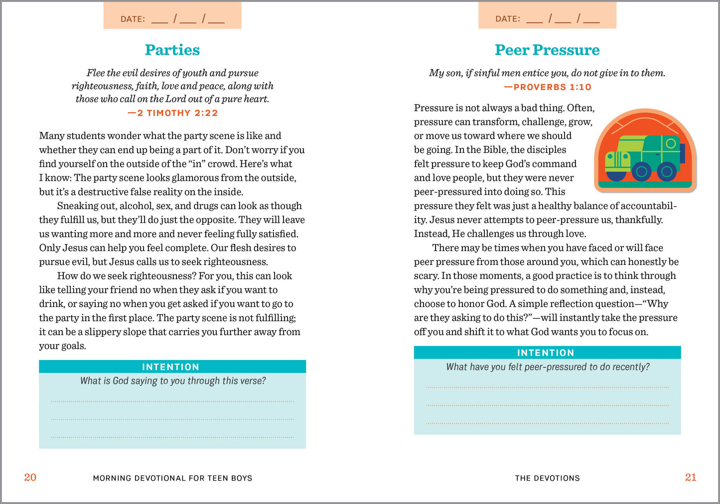 Morning Devotional for Teen Boys