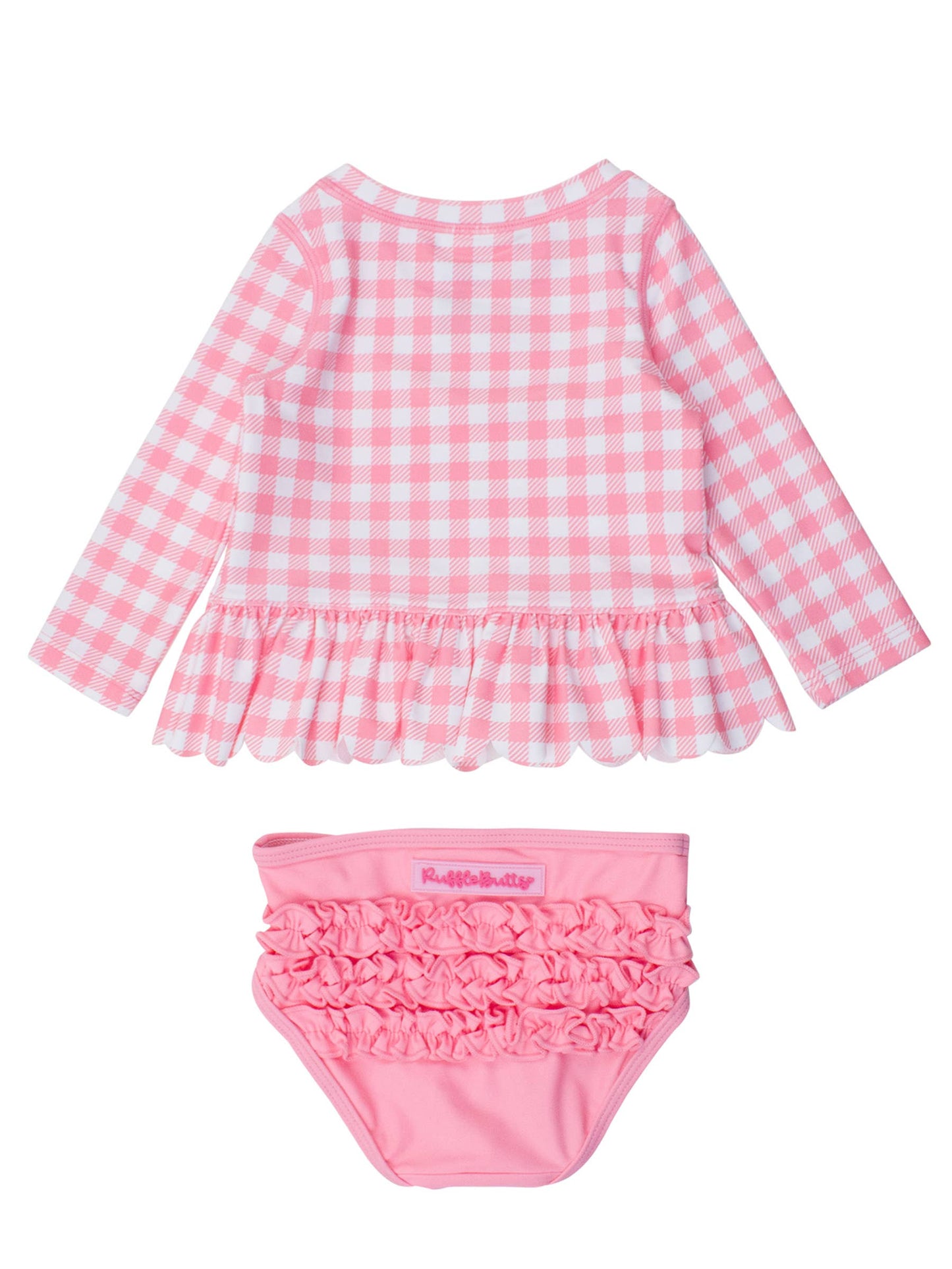 Bubblegum Gingham L Sleeve RG 2pc