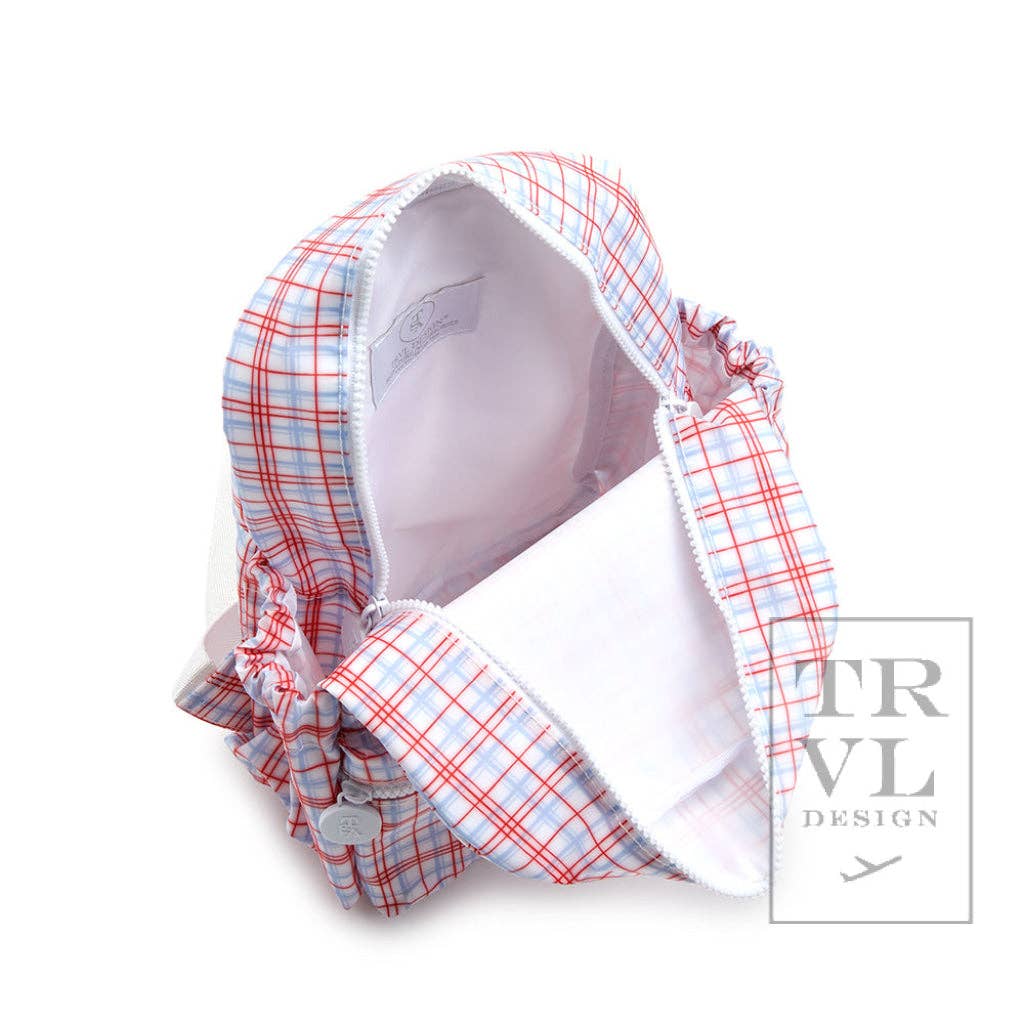 Mini Backer - Classic Plaid Red Backpack: Classic Plaid Red