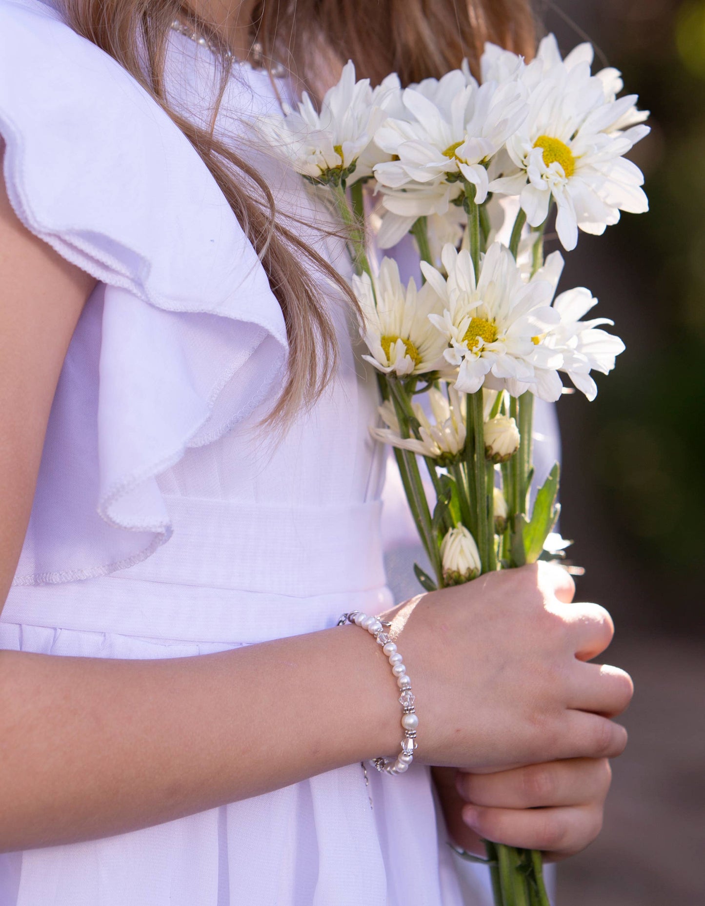 Baptism to Bride™ Baby Cross Bracelet Gift for Baby Girl