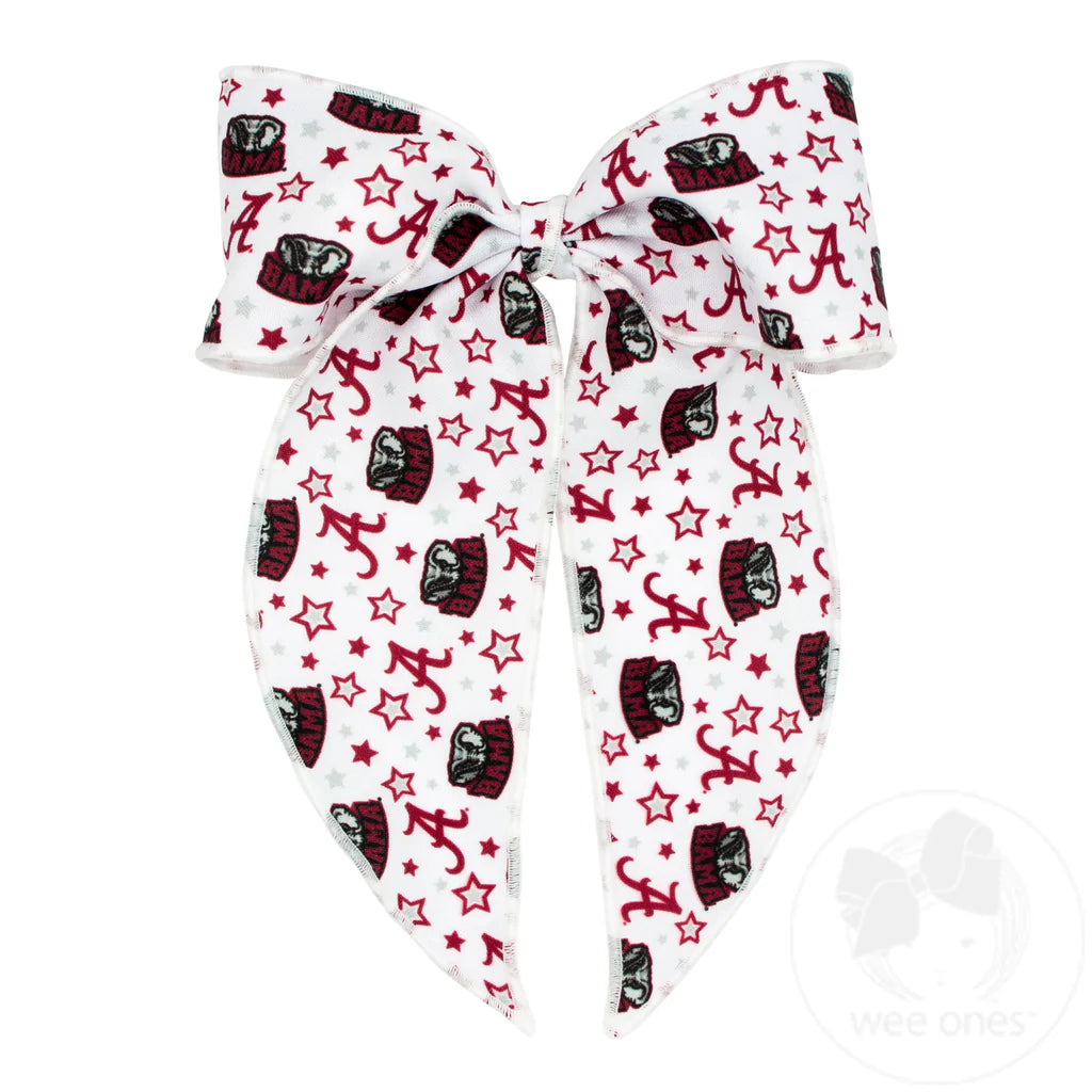 King Logo Print Fabric Bowtie Bama