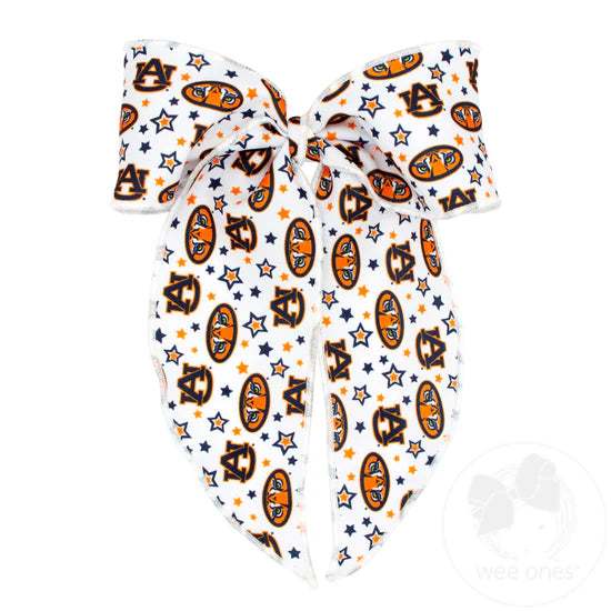 King Logo Print Fabric Bowtie Auburn