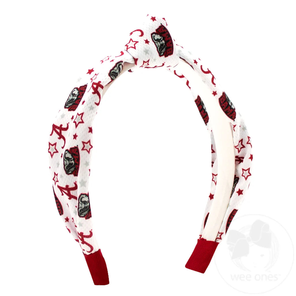 Collegiate Logo Fabric Headband-Alabama
