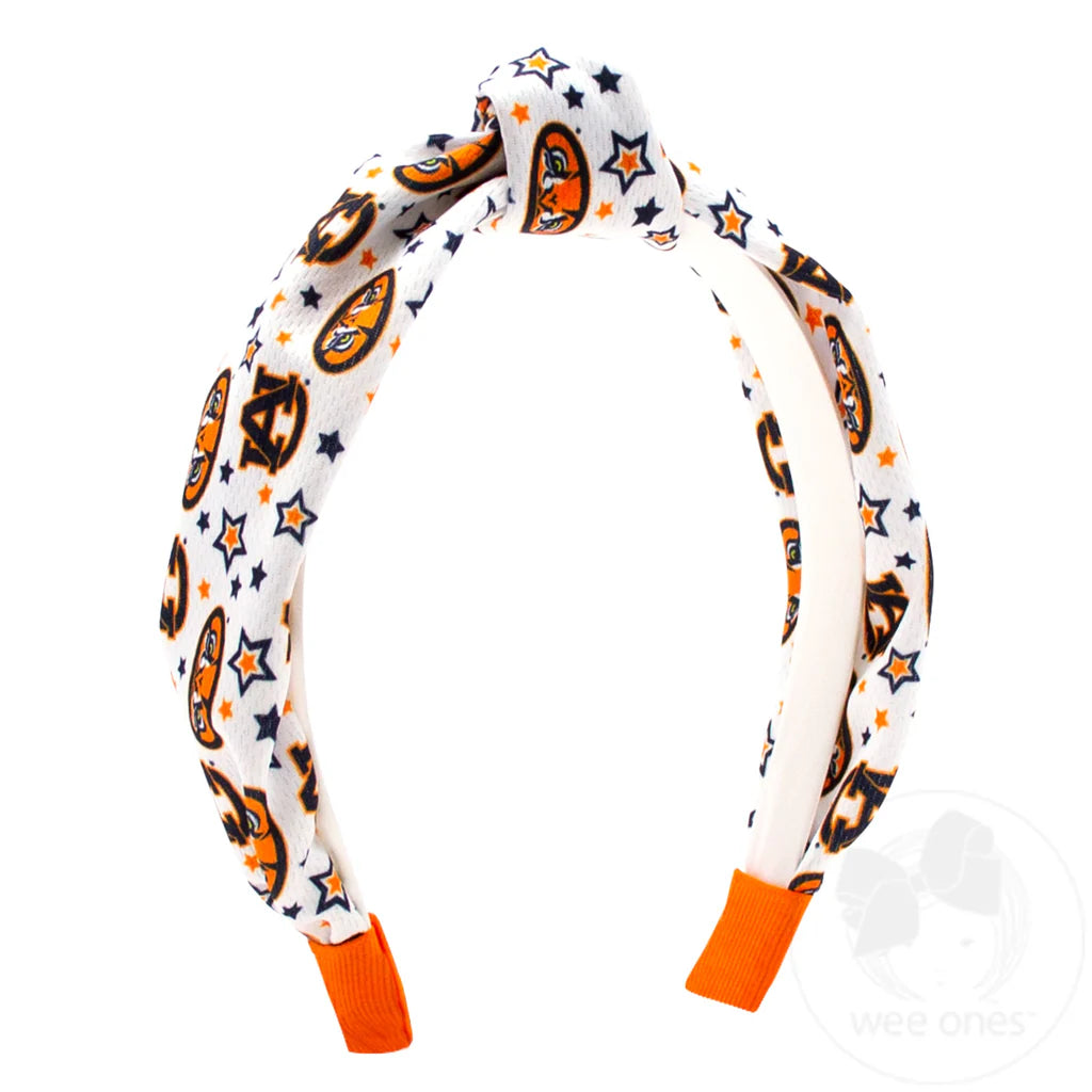 Collegiate Logo Fabric Headband-Auburn