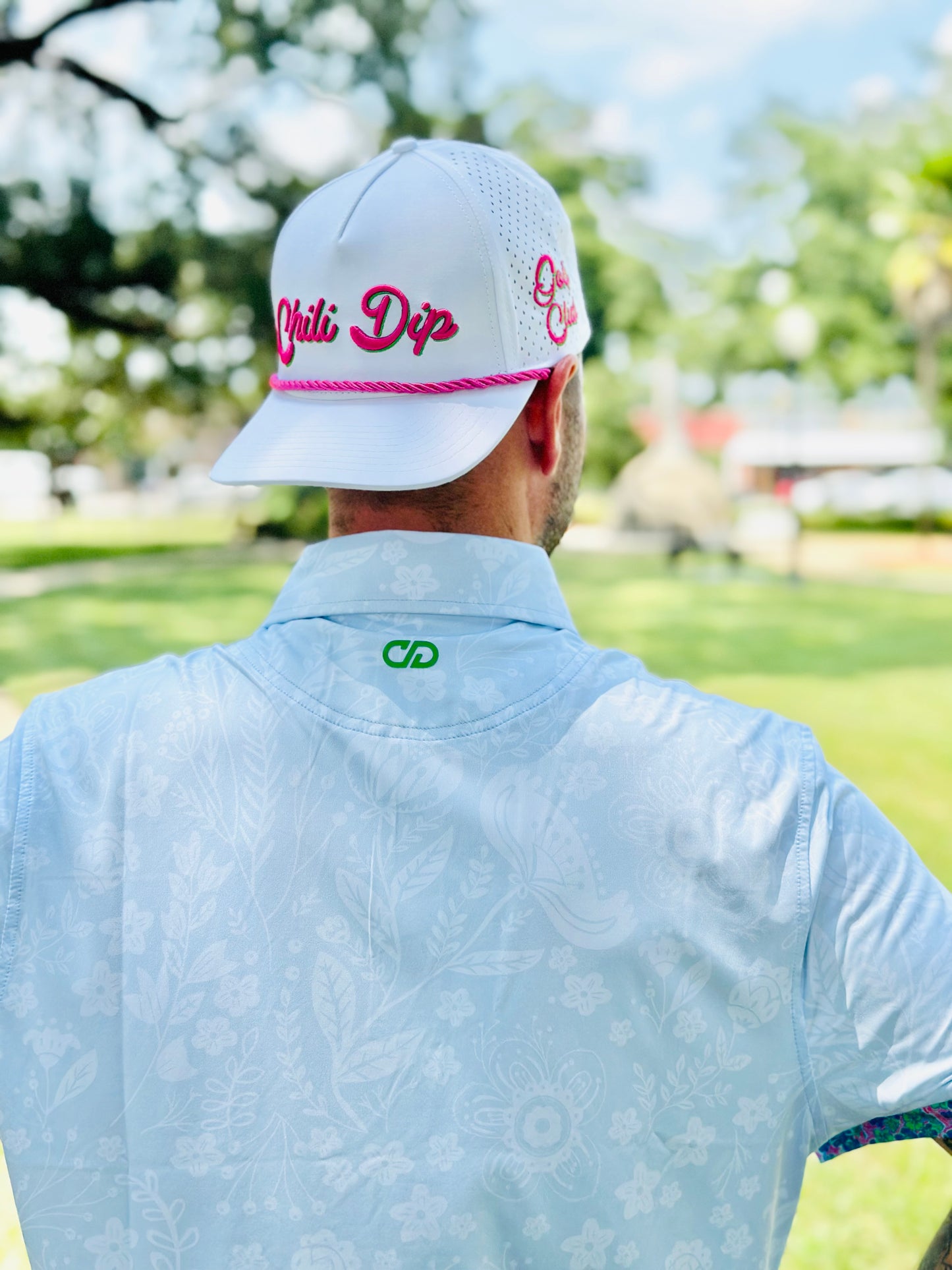 Blue Garden Performance Polo