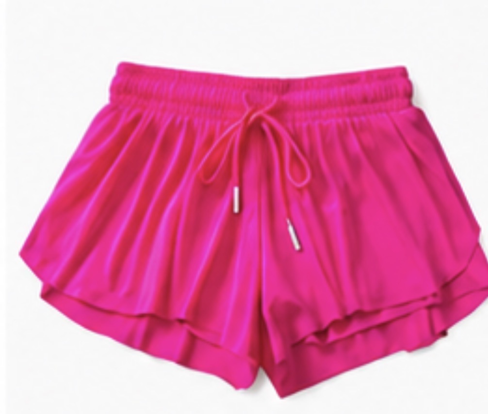 Athletic Butterfly Short: Rose Pink