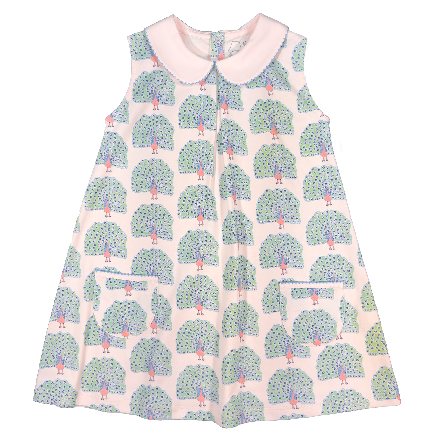 Pretentious Peacock Twirl Dress