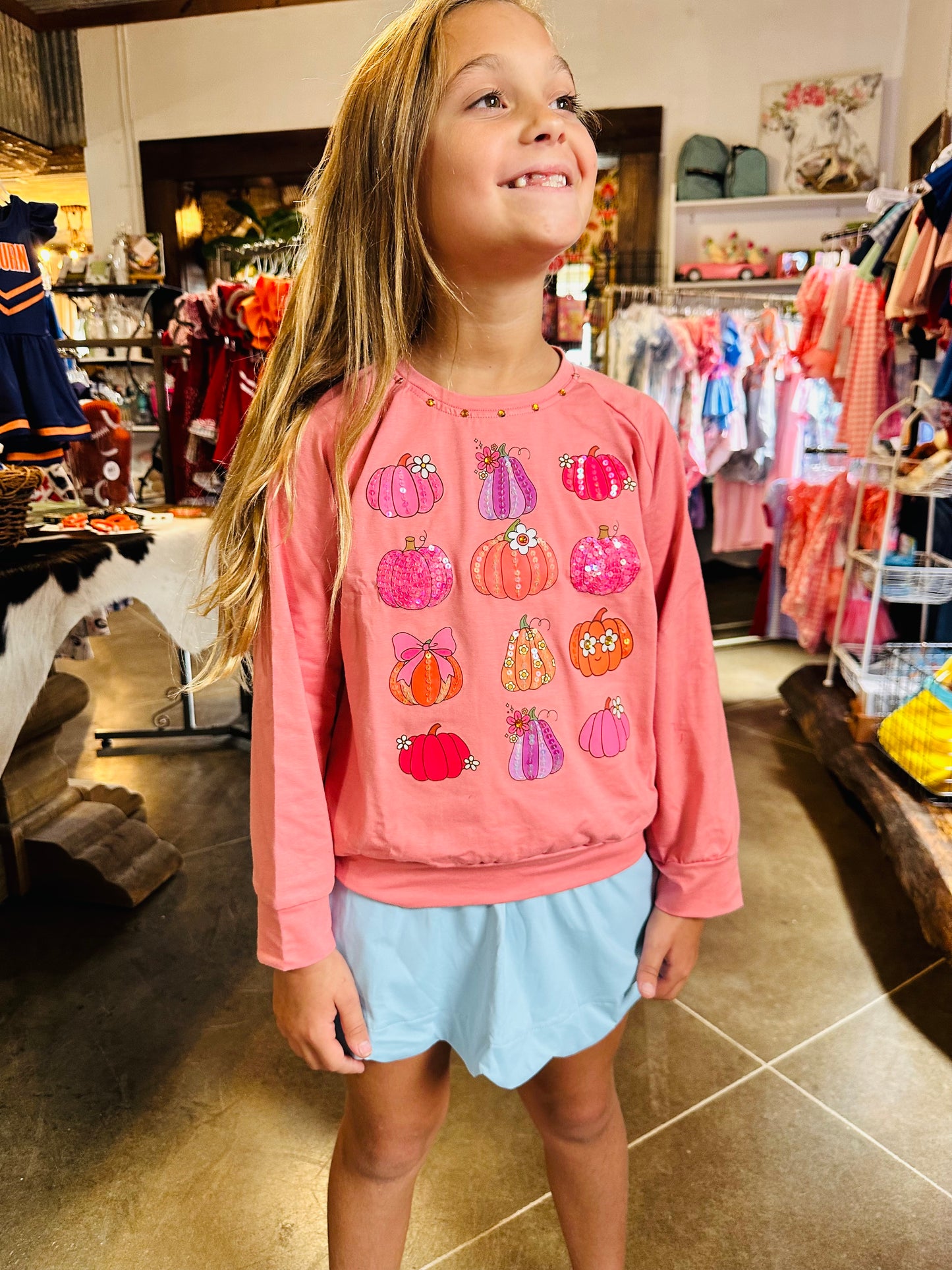 Pumpkin Sparkles Sweatshirt