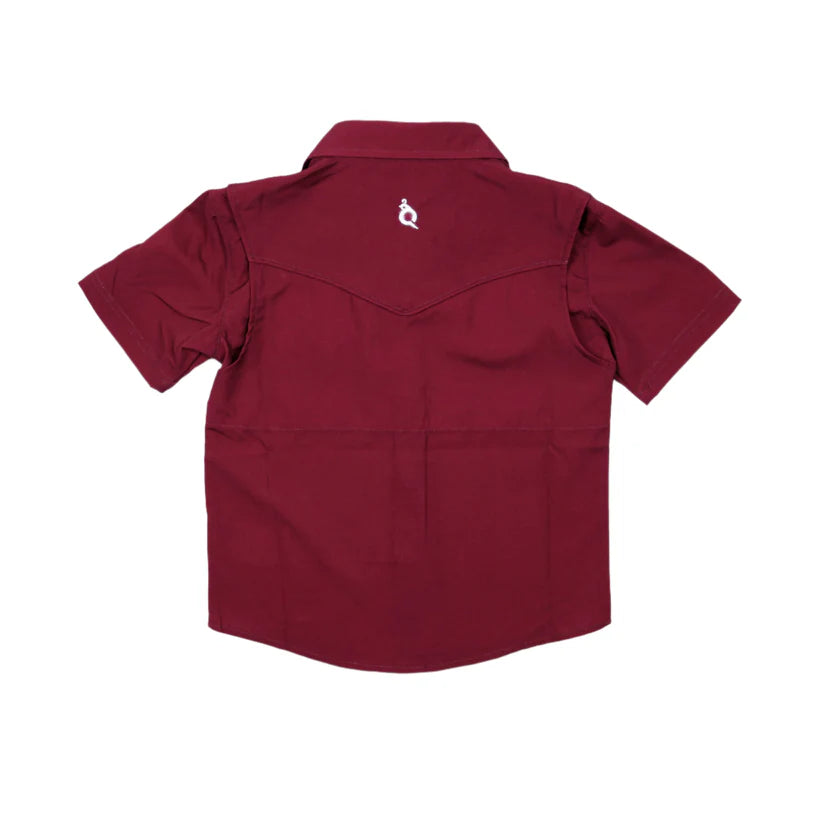 Gameday Maroon Pearl Snap Shirt