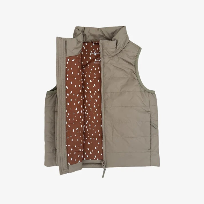 Oakley Puffer Vest-Fawning