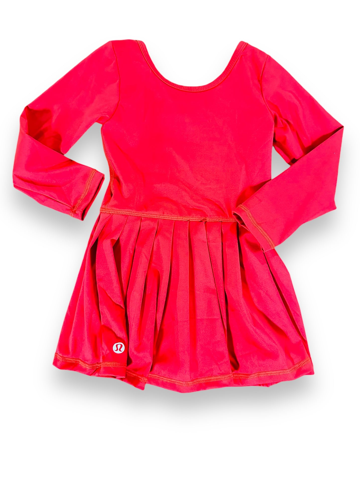 Red Pleated Skort Dress
