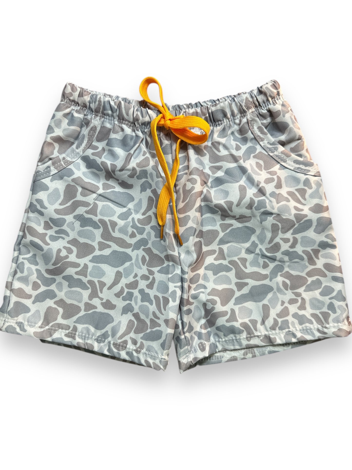 Boys Gray Camo Shortie