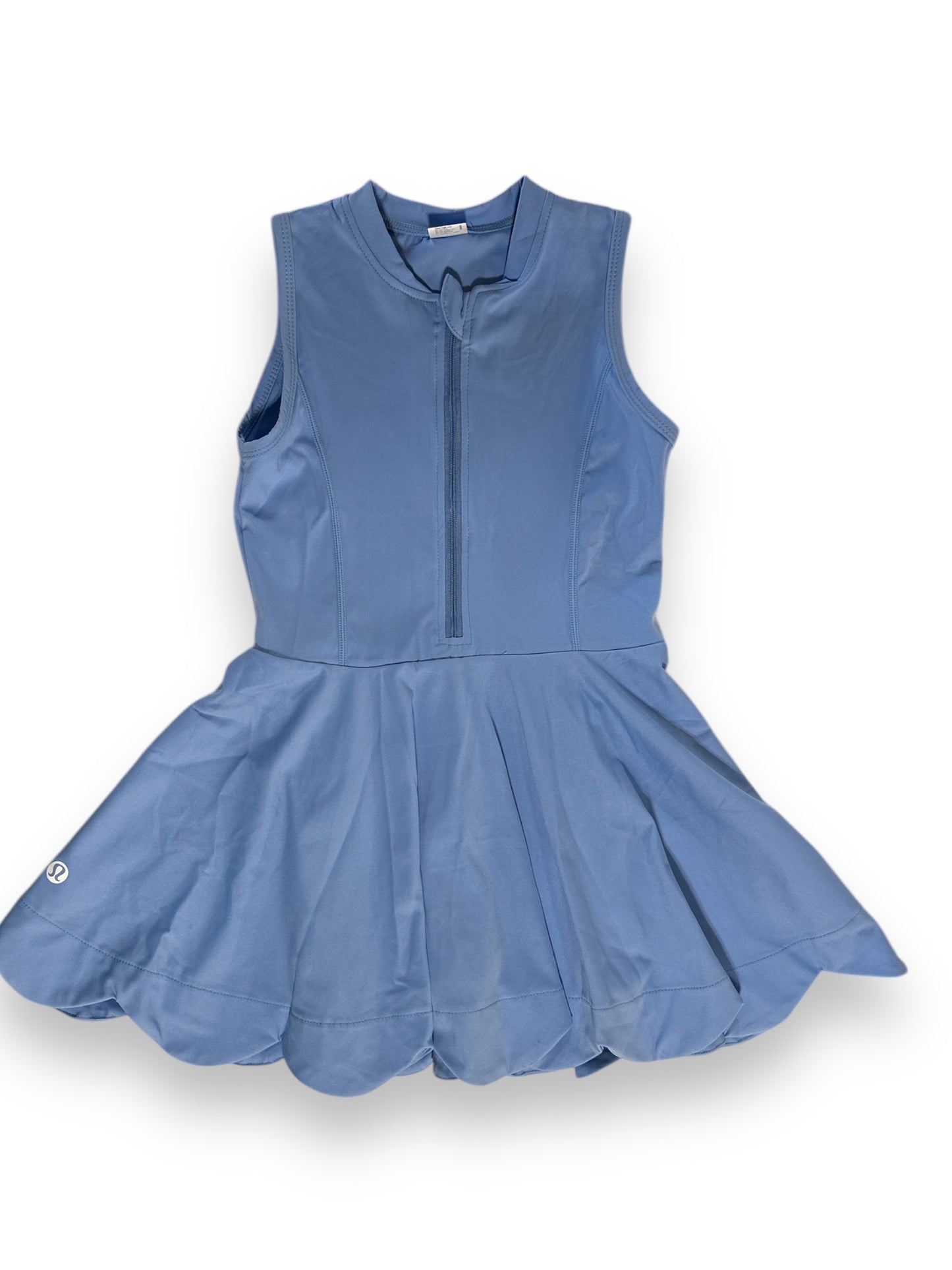 Scalloped Zip Skort Dress
