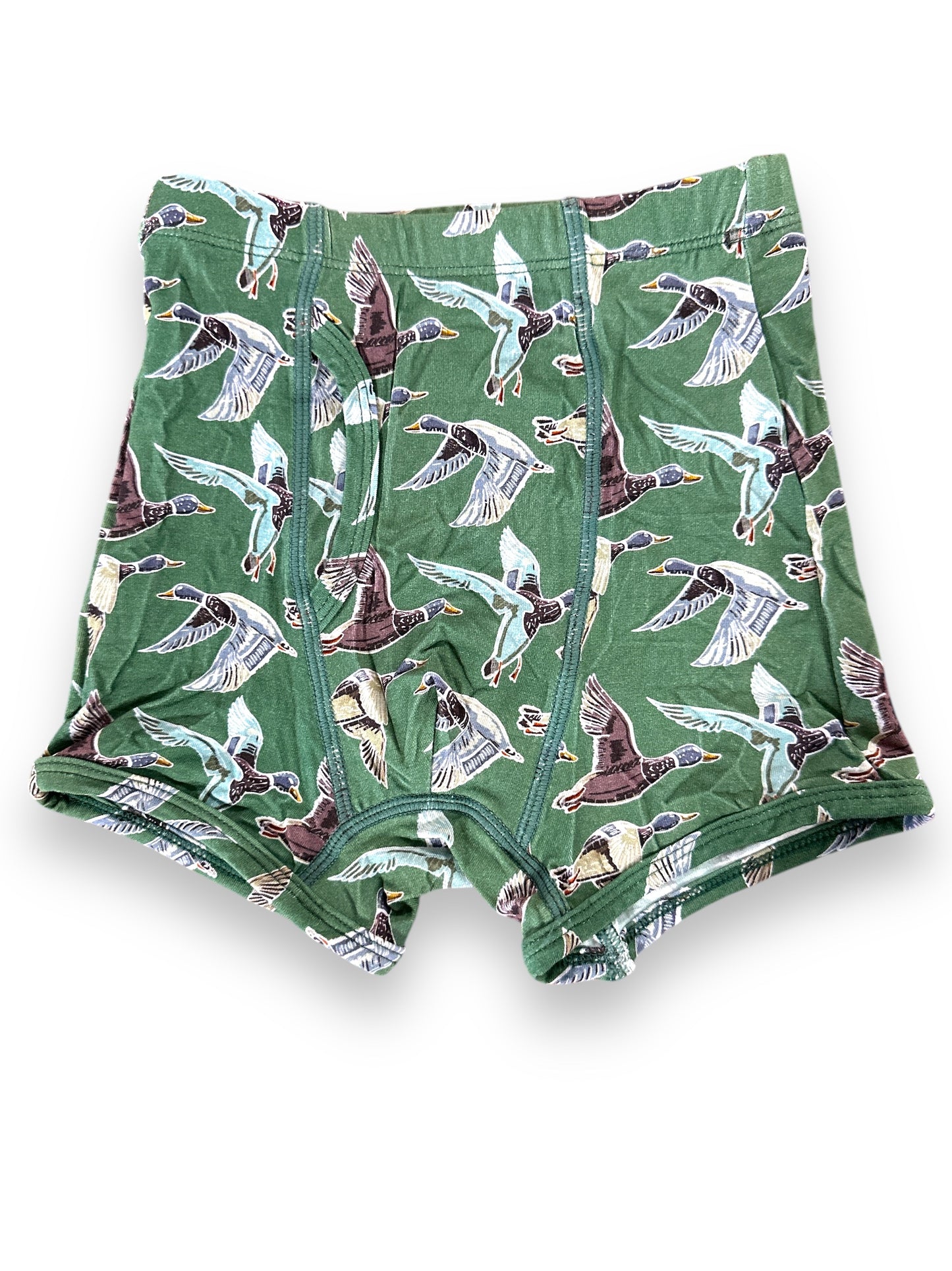 Bamboo Boxer-Green Ducks