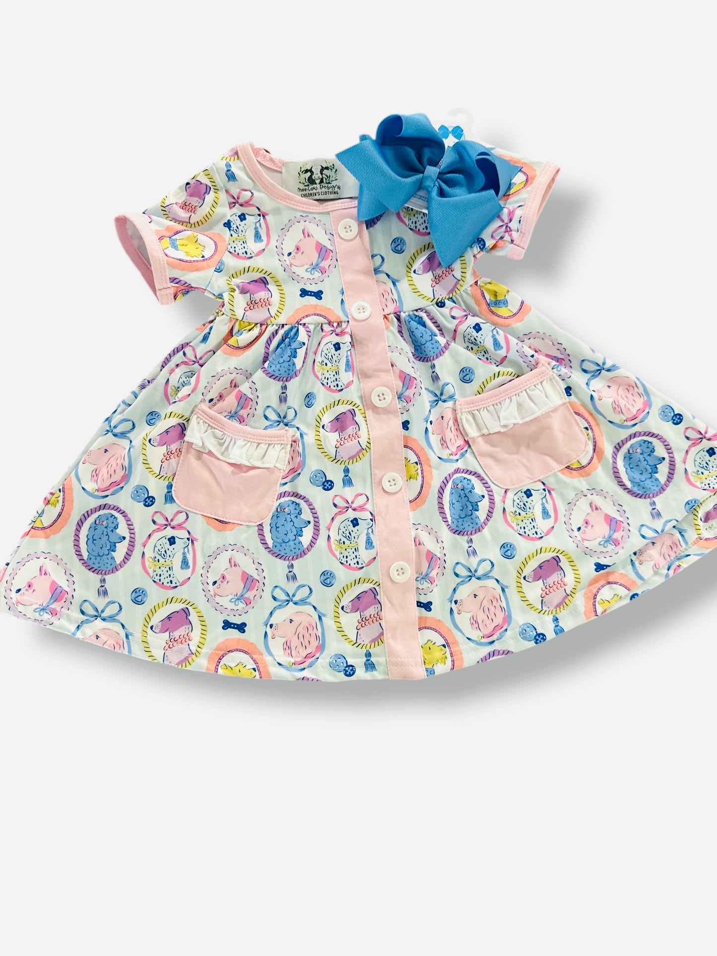 Framed Fancy Pups Dress