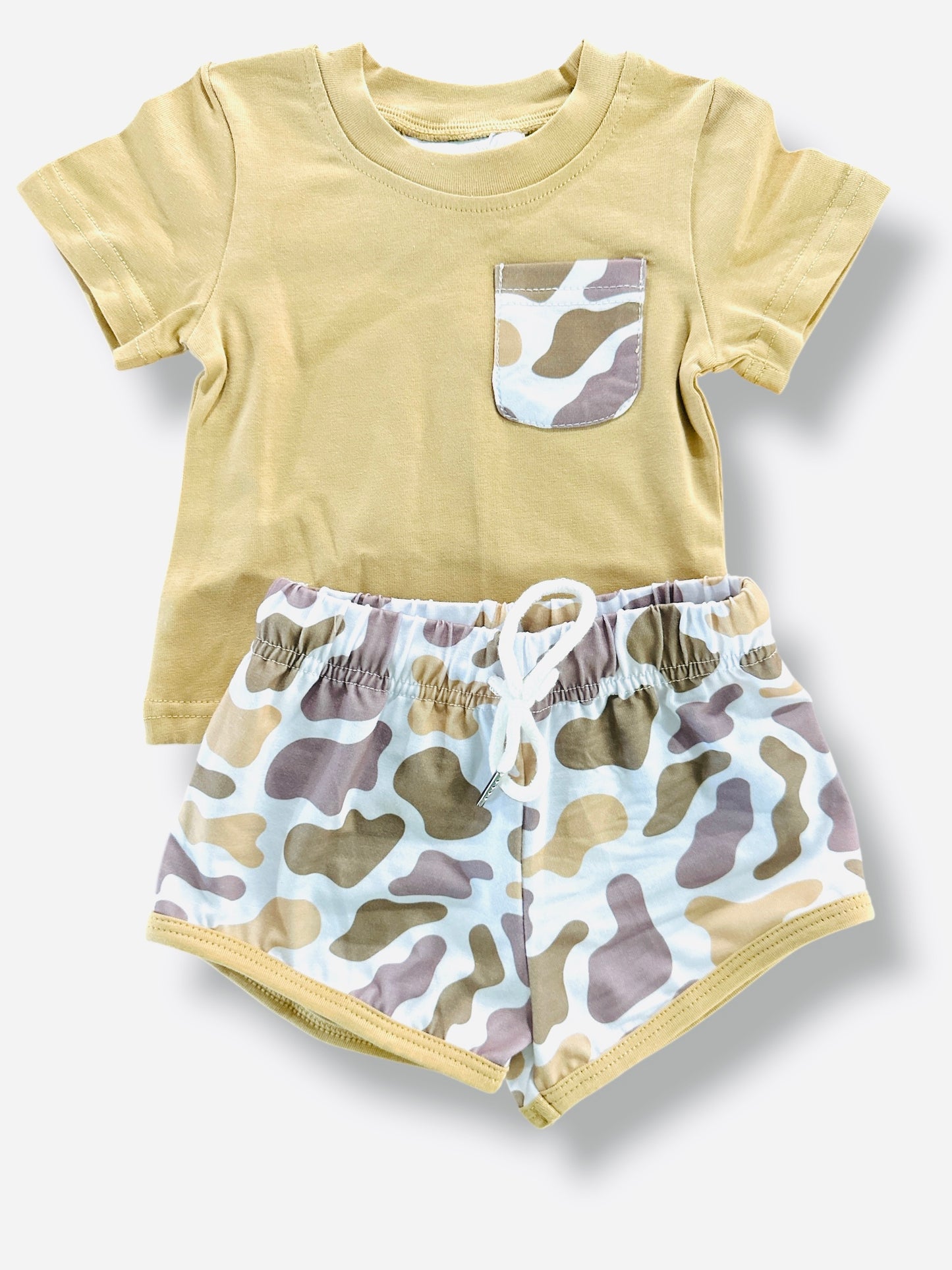 Boys Sand Camo Set