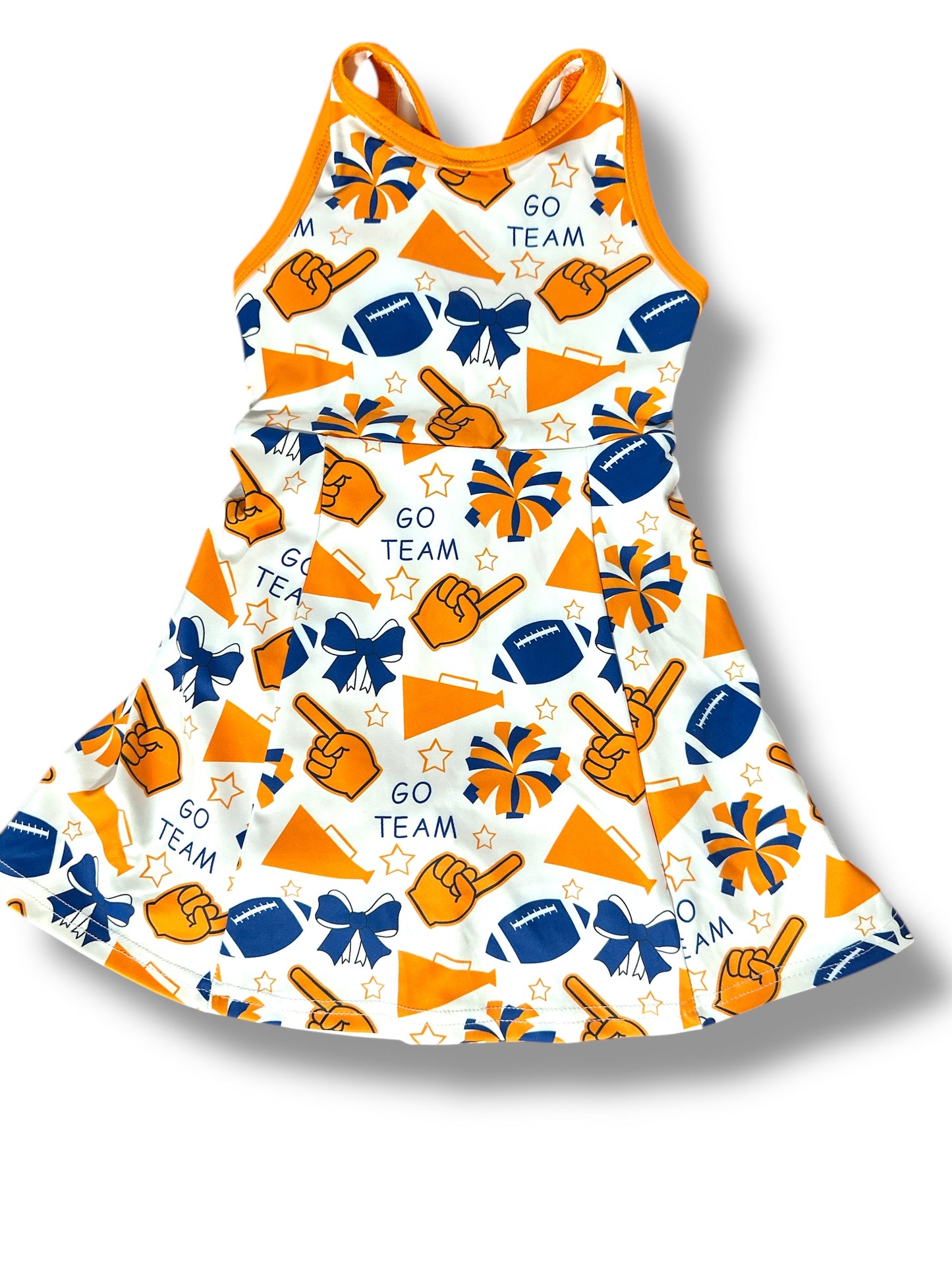 Orange & Blue Spirit Dress