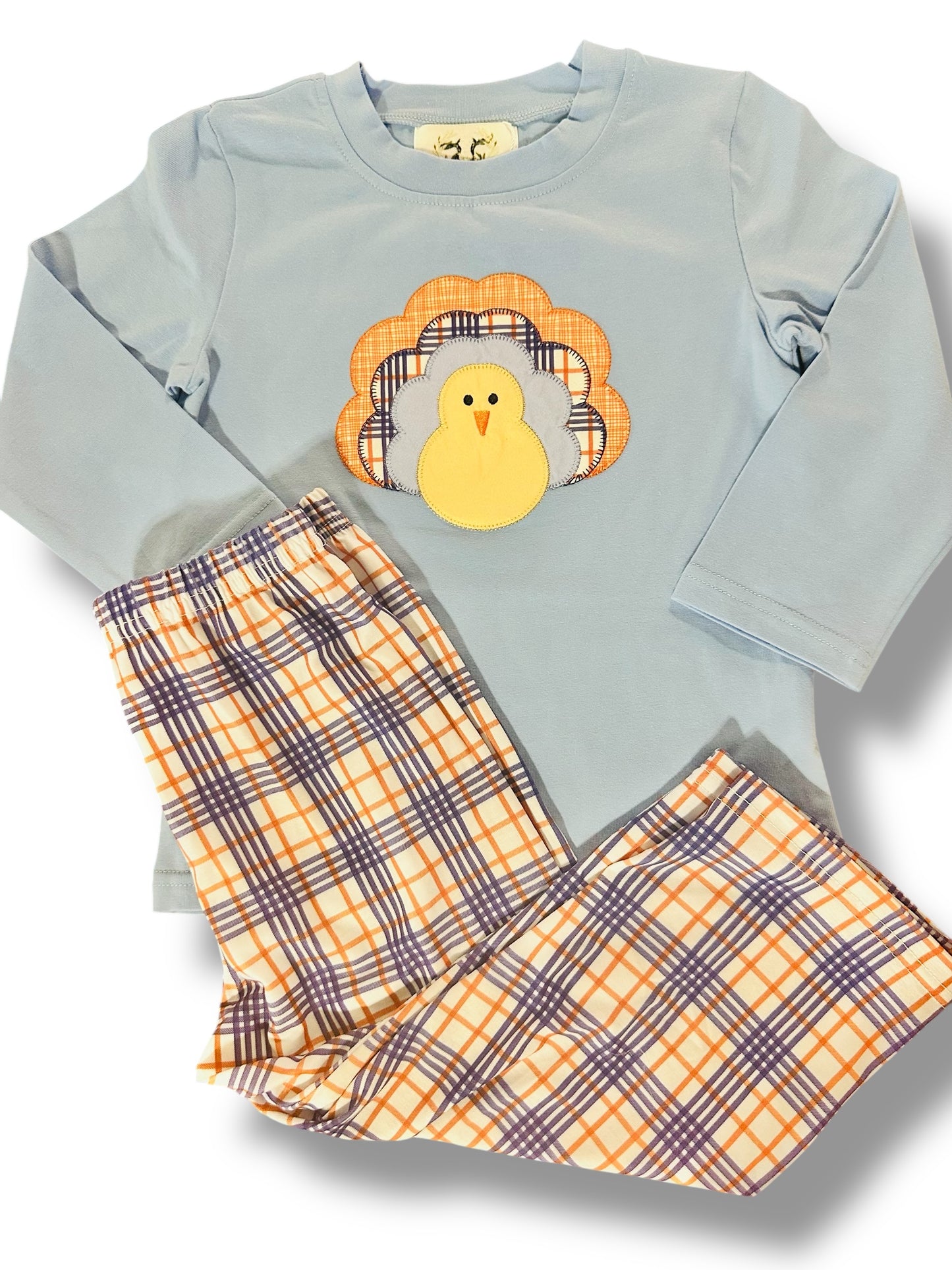 Preppy Turkey Boy Set