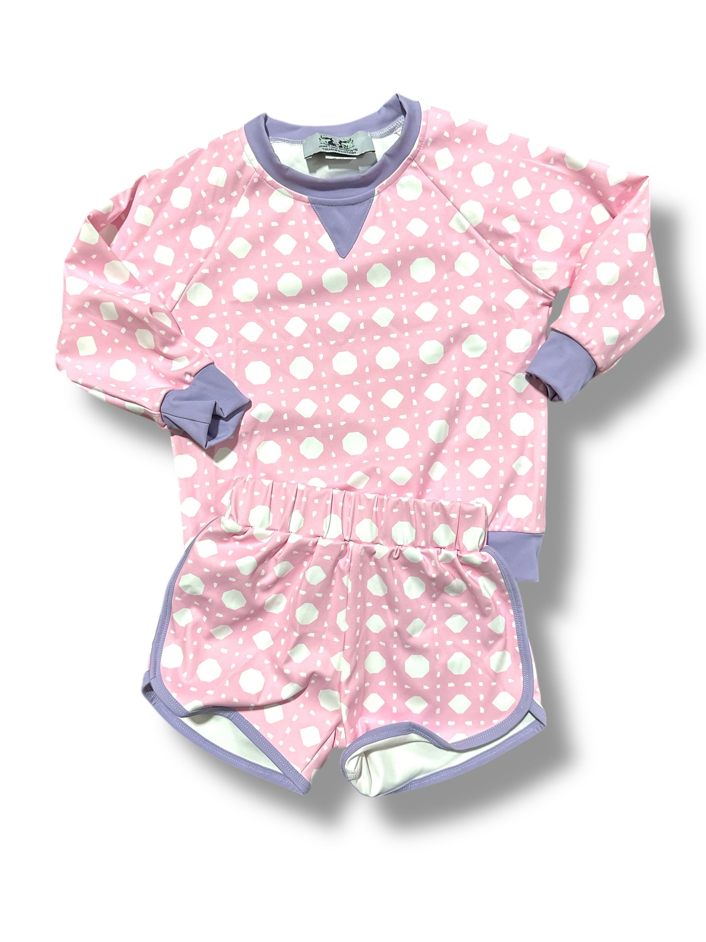 Pink Cane Athletic Set