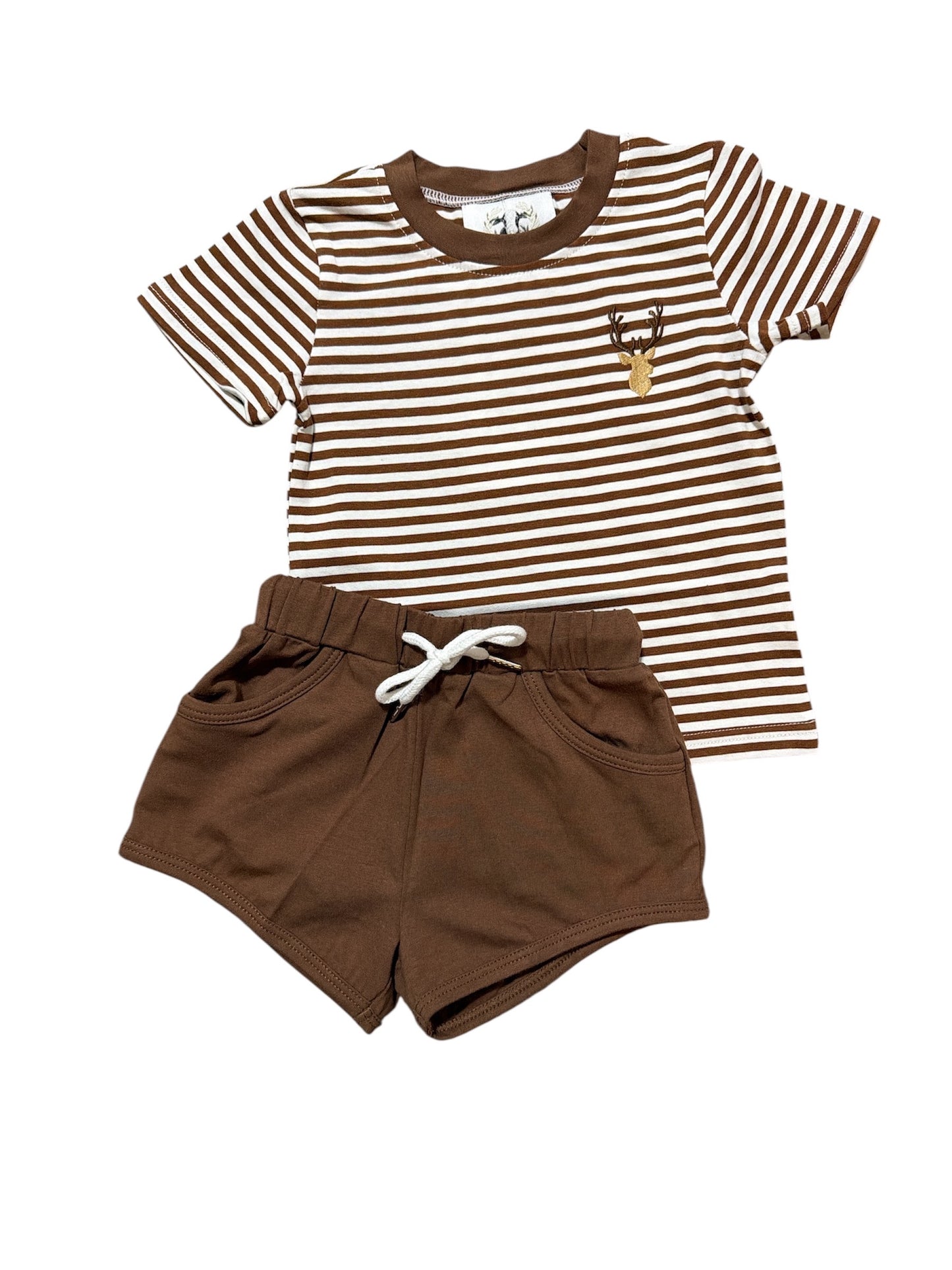 Emb Deer Boy Set