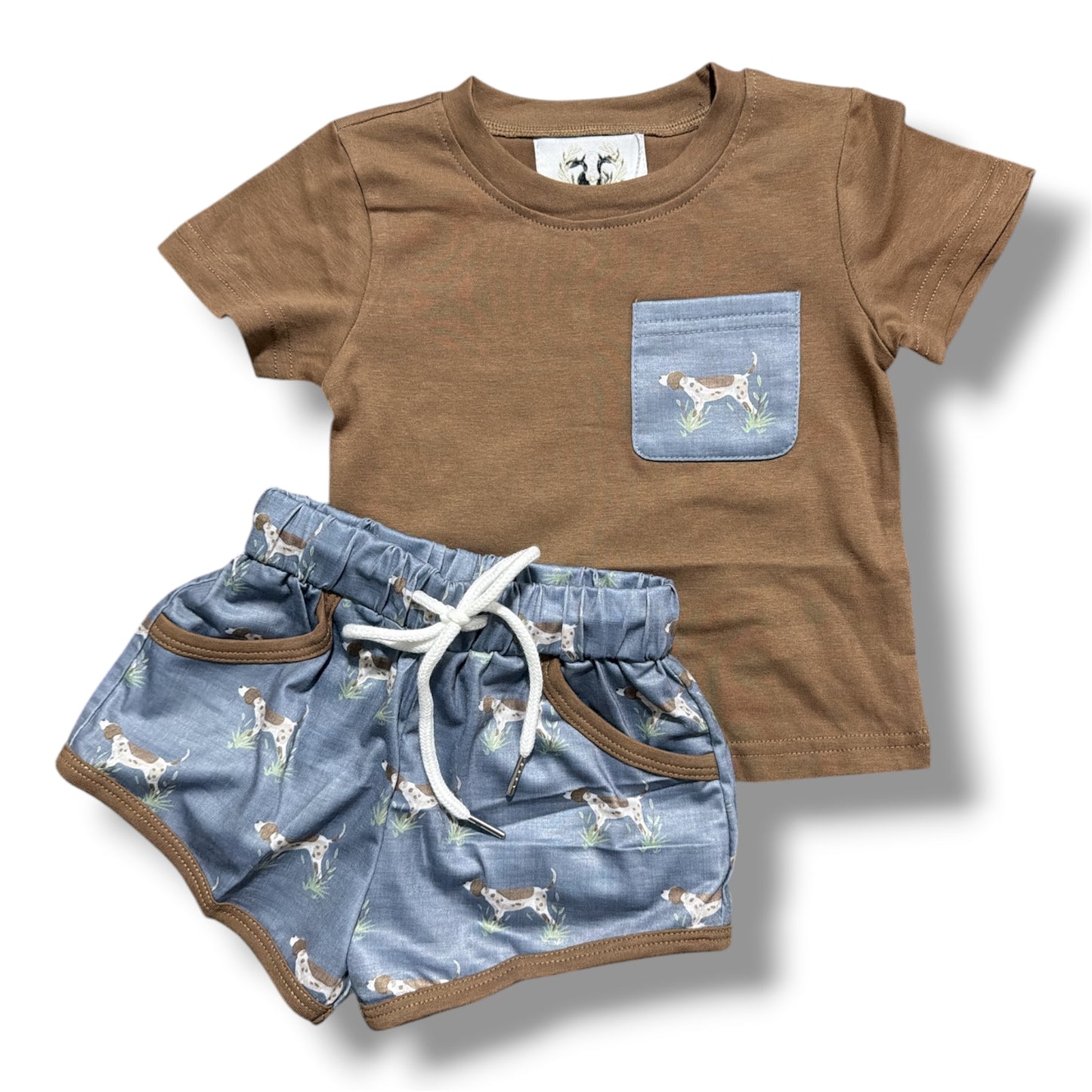 Pointer Boy Short Set