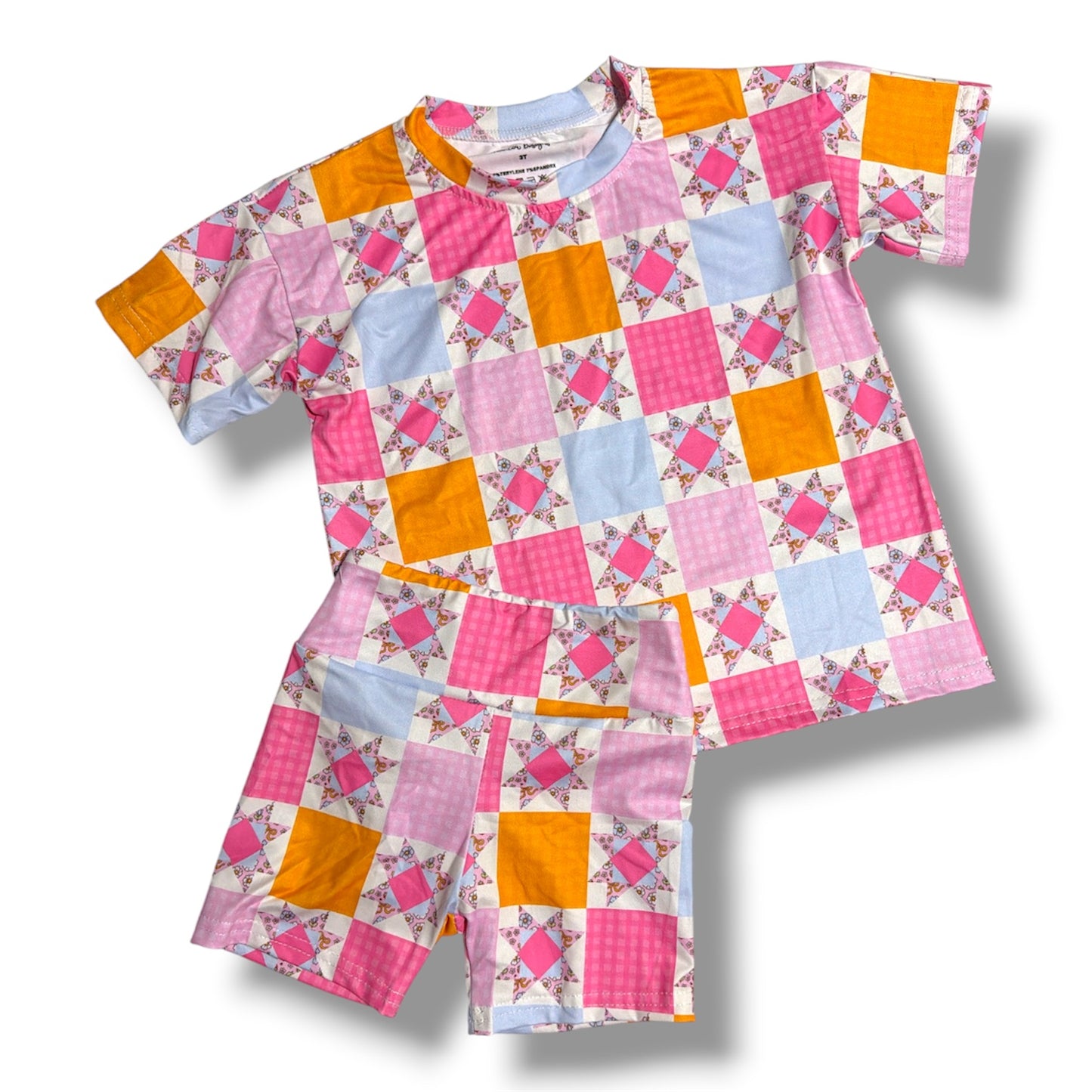 Patchwork Biker Set