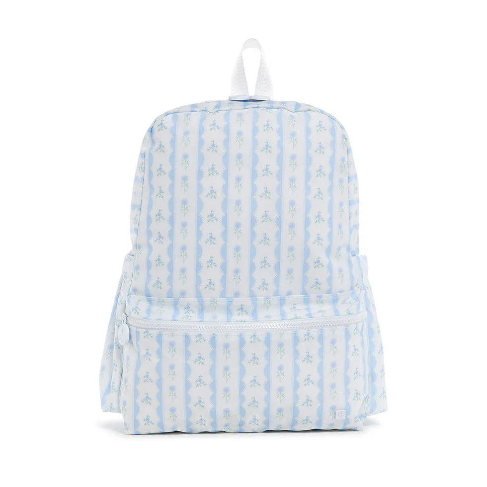 Backpacker- Ribbon Blue Floral